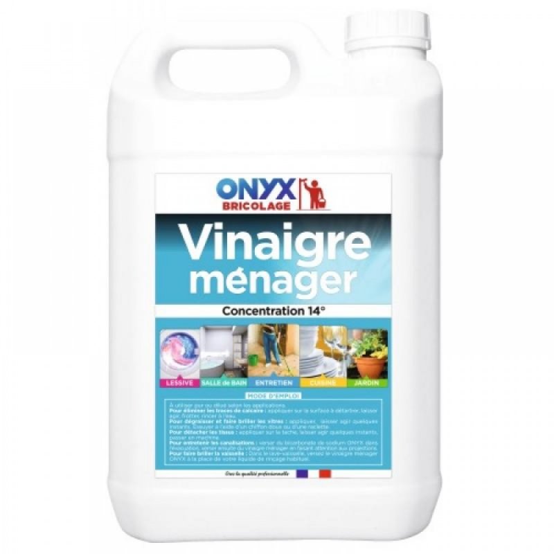 Vinaigre ménager - concentration 14° - 5 litres ONYX